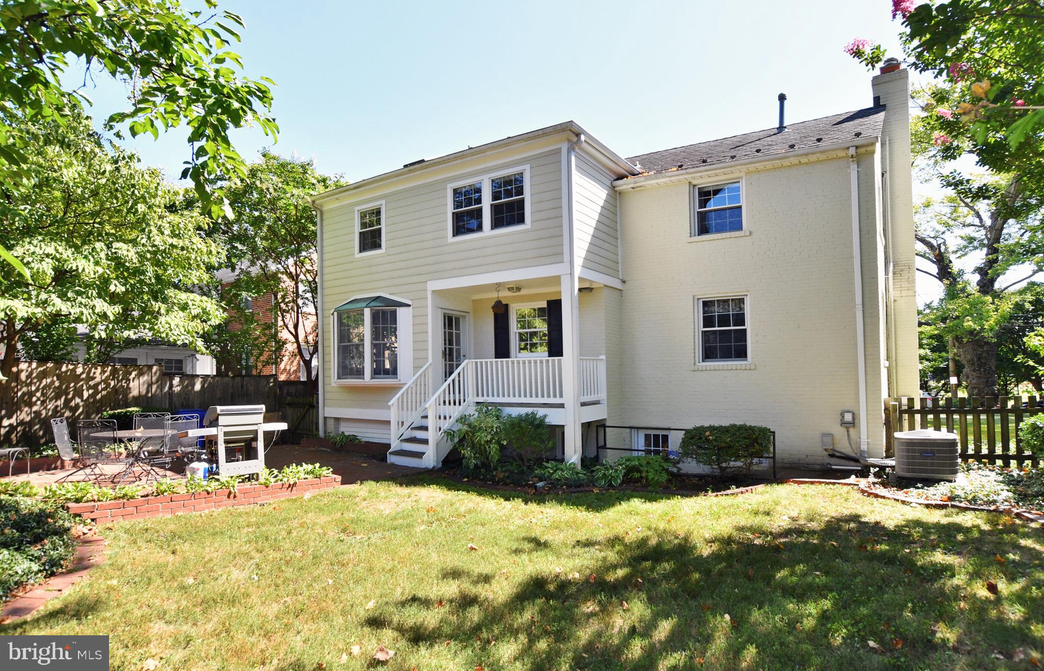 4515 Sleaford Road Bethesda, MD 20814 - Photo 20 of 47 Rear View of the House and Addition