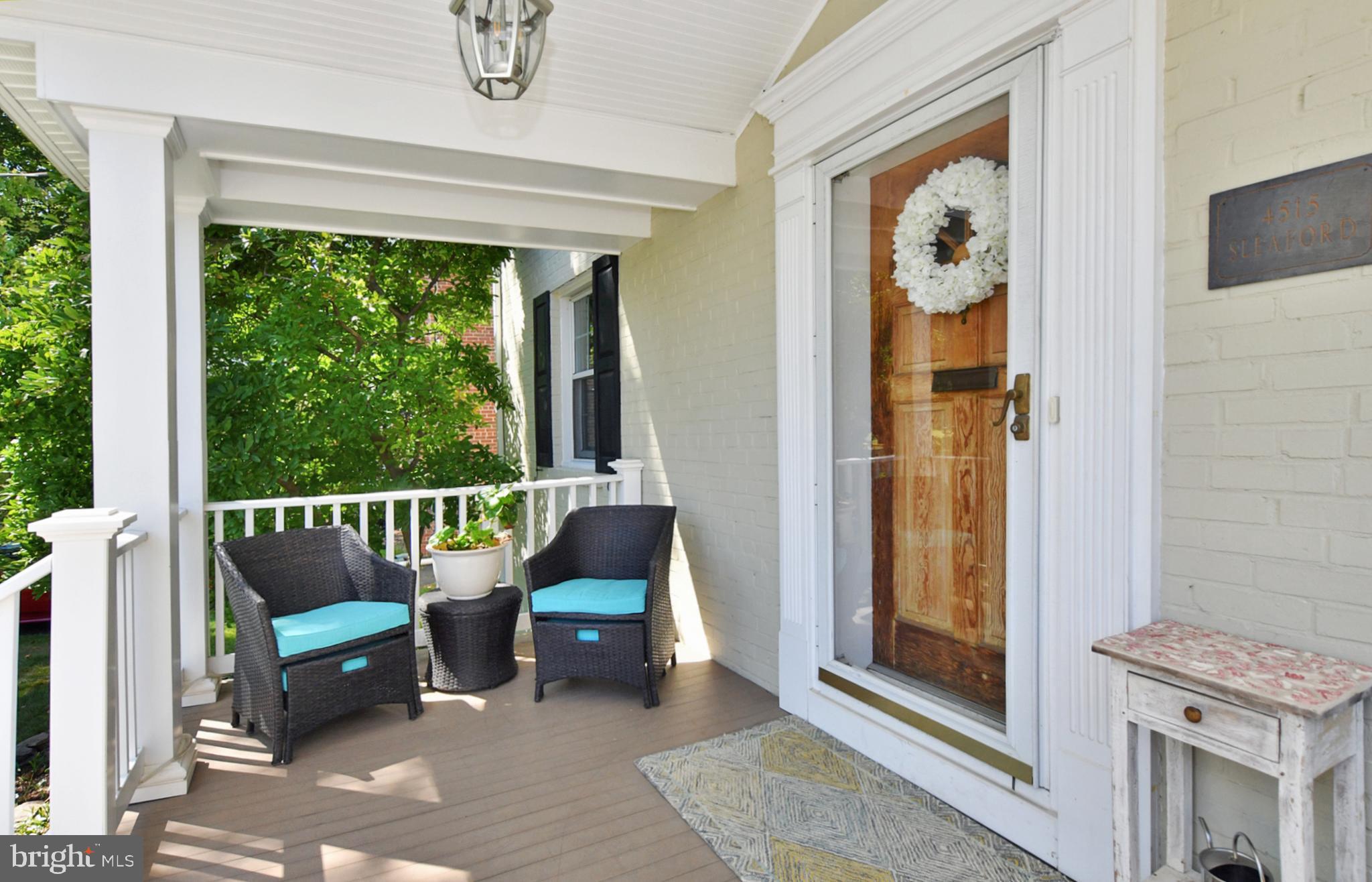 4515 Sleaford Road Bethesda, MD 20814 - Photo 3 of 47 Front Porch Addition Perfect for Gatherings