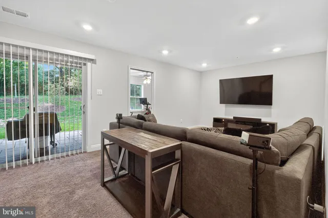 a view of a balcony with outside space