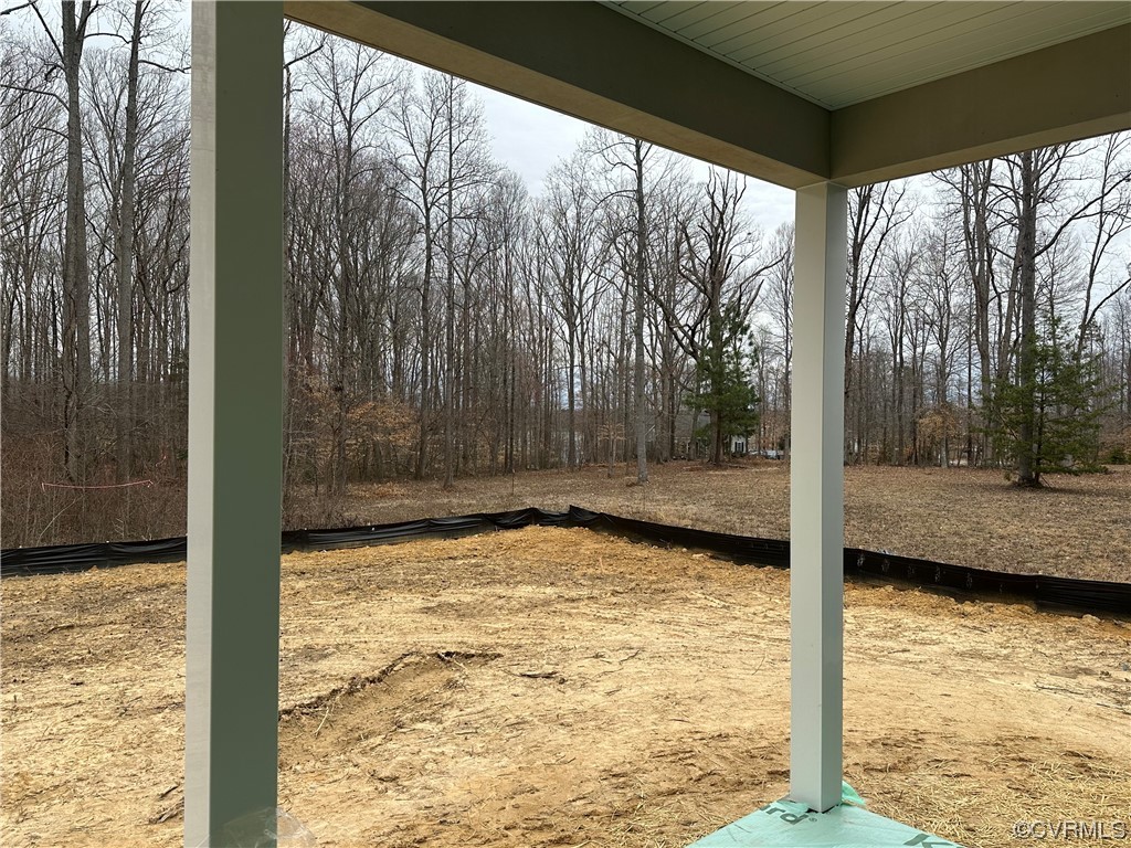 737 Rainbow Ridge Bumpass, VA 23024 - Photo 4 of 45 View of lake from rear porch