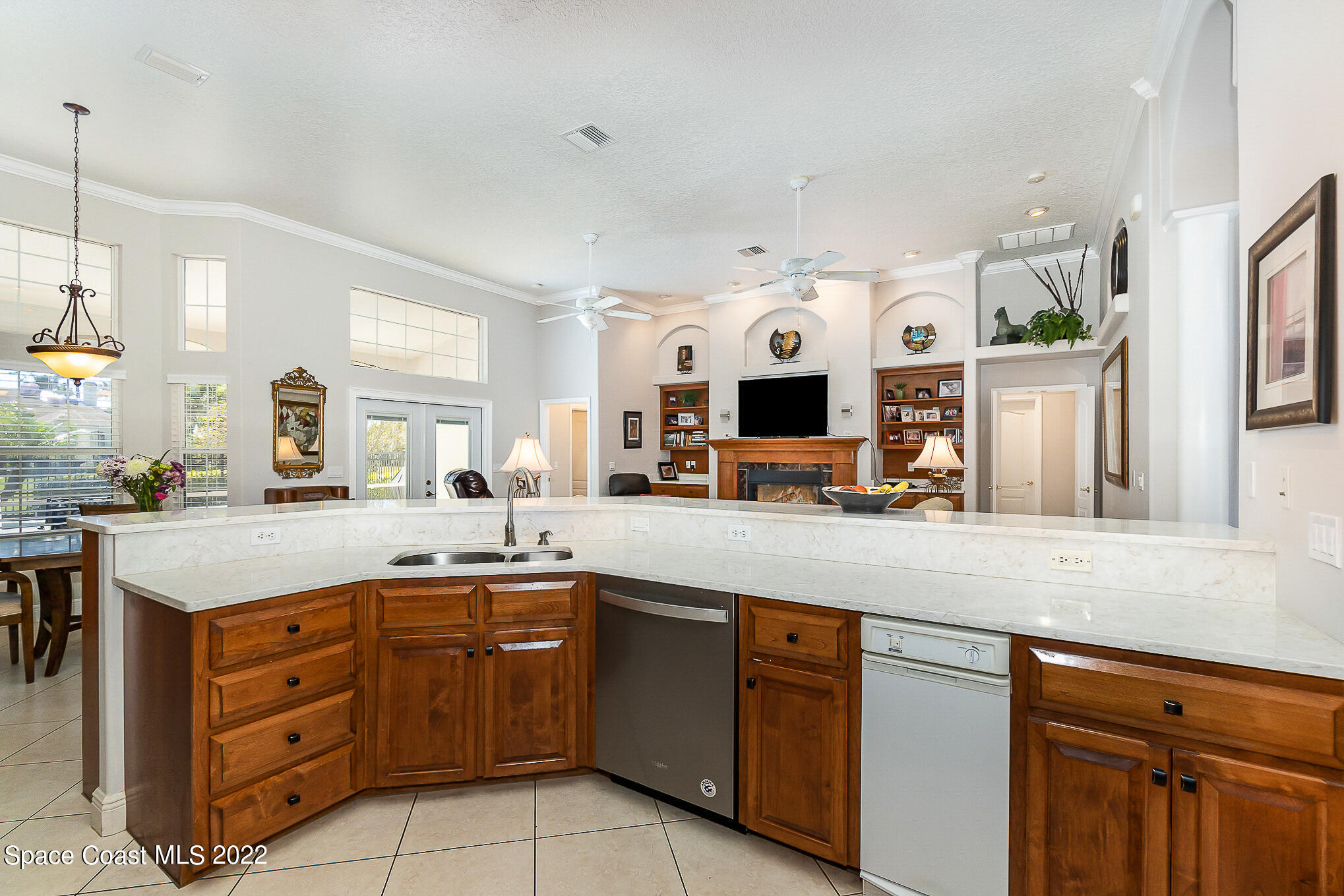 5562 Rising Star Lane Merritt Island, FL 32953 - Photo 9 of 25 Kitchen to famly rm