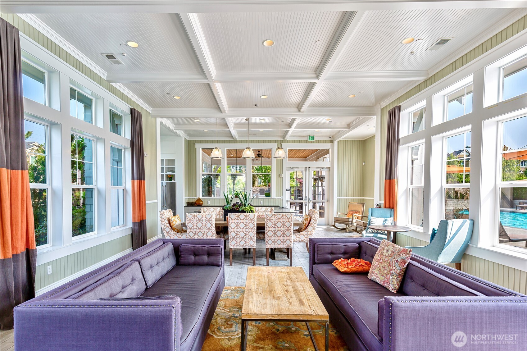 18615 46th Avenue Southeast Bothell, WA 98012 - Photo 32 of 37 a living room with furniture and large windows