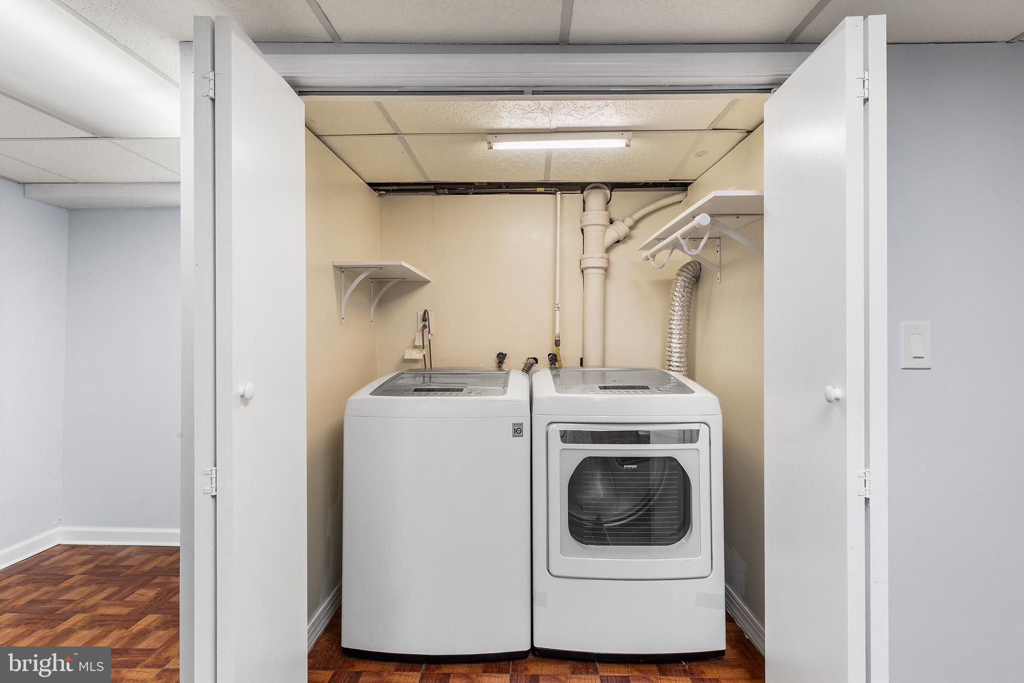 112 Rolling Road Bala Cynwyd, PA 19004 - Photo 29 of 39 a utility room with dryer and washer