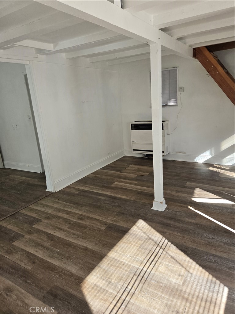 353 Highway 138 Crestline, CA 92325 - Photo 3 of 12 a view of a hallway view with wooden floor and staircase