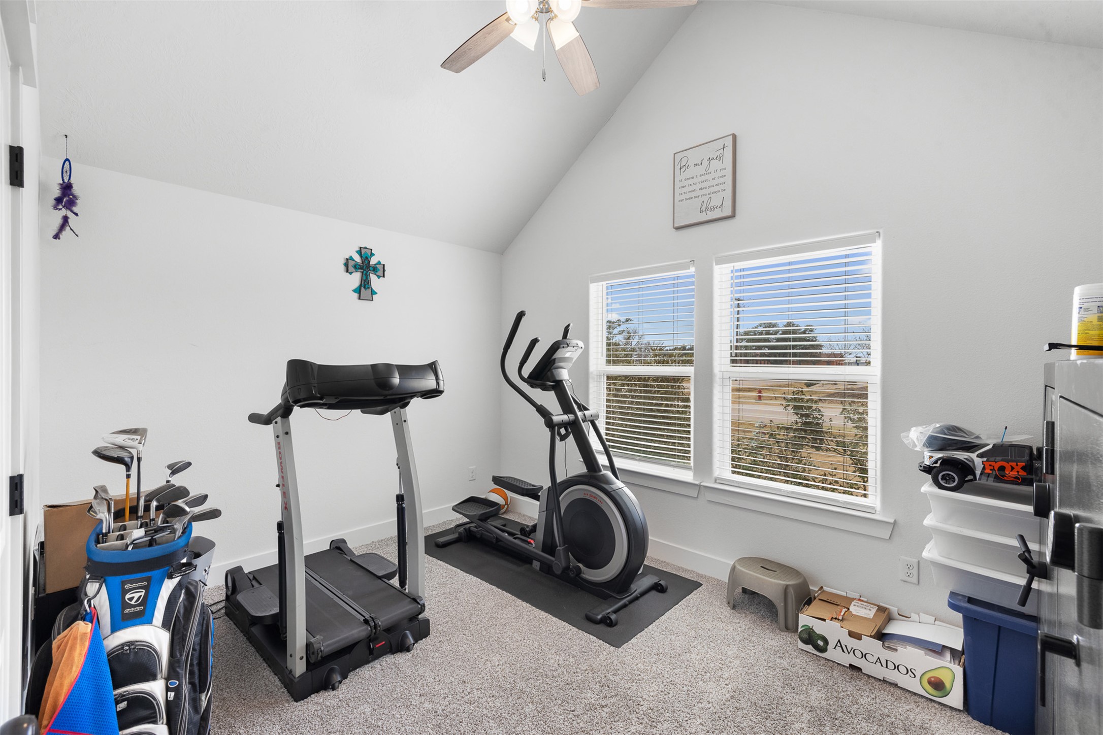 149 Windmill Road Somerville, TX 77879 - Photo 11 of 31 a view of a room with gym equipment