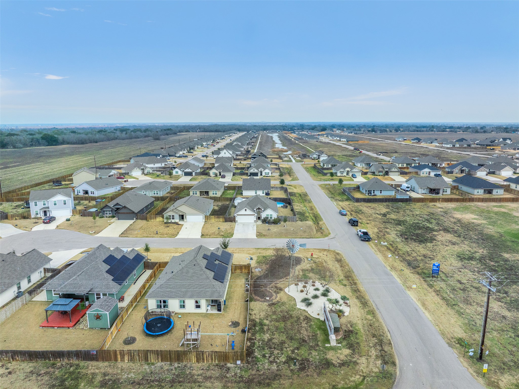 149 Windmill Road Somerville, TX 77879 - Photo 26 of 31 an aerial view of residential houses with outdoor space