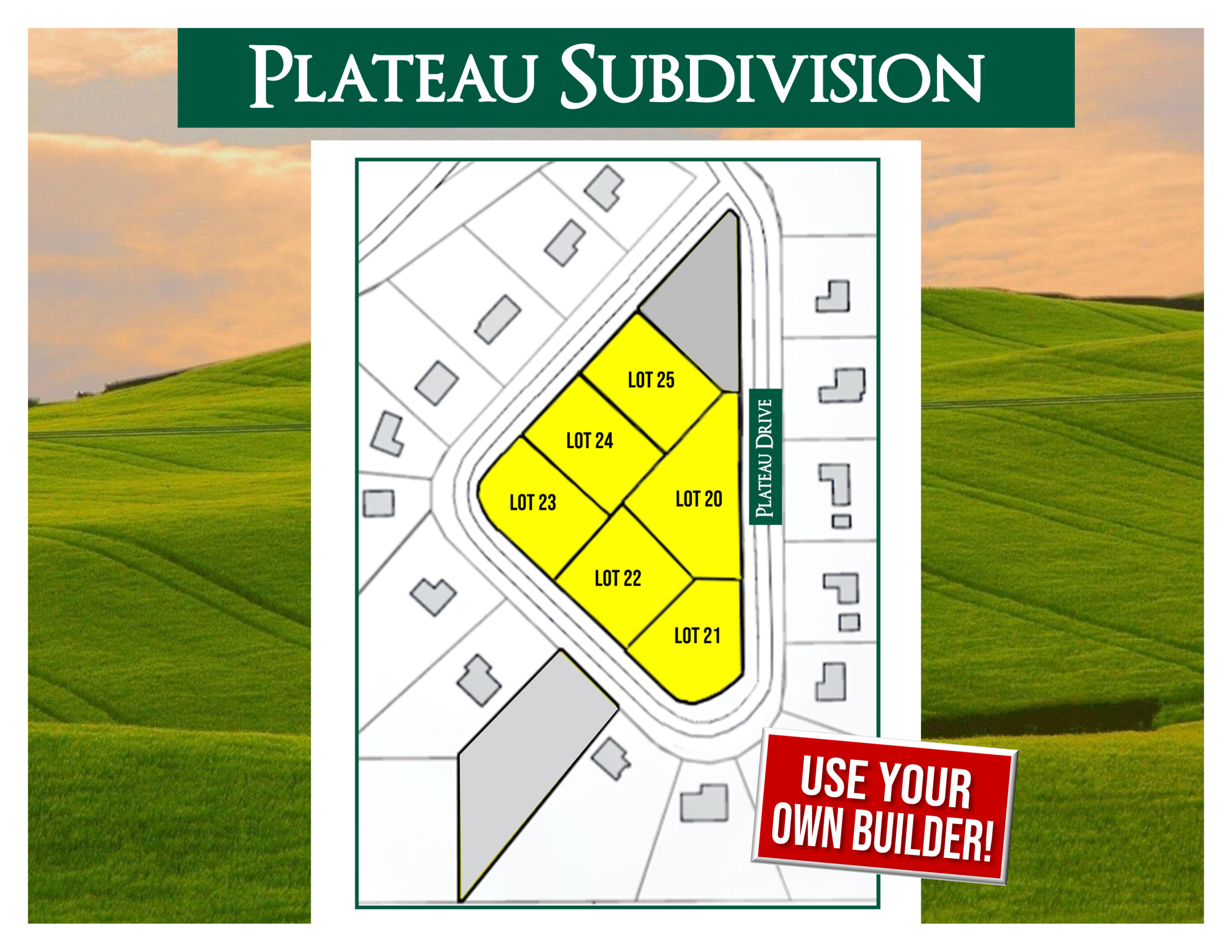 Lt22 Plateau Road Rhine, WI 53020 - Photo 3 of 3 Plateau Subd Map PIC MAP MLS 2024