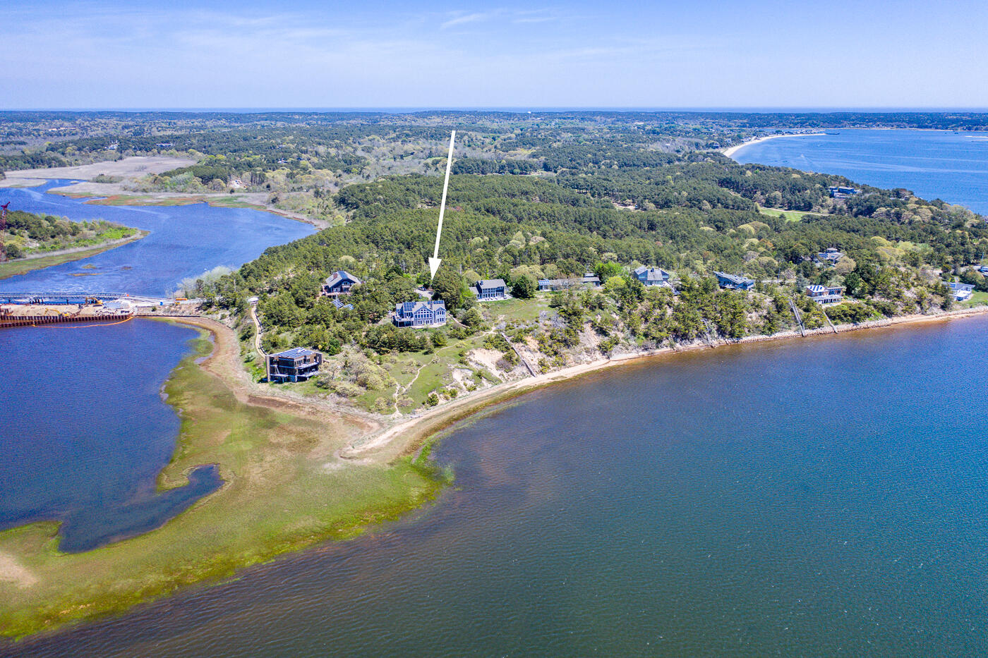 1035 Chequessett Neck Road Wellfleet, MA 02667 - Photo 80 of 86 view of a lake with a mountain in the background