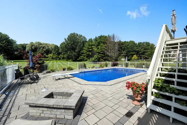 a view of outdoor space and seating area