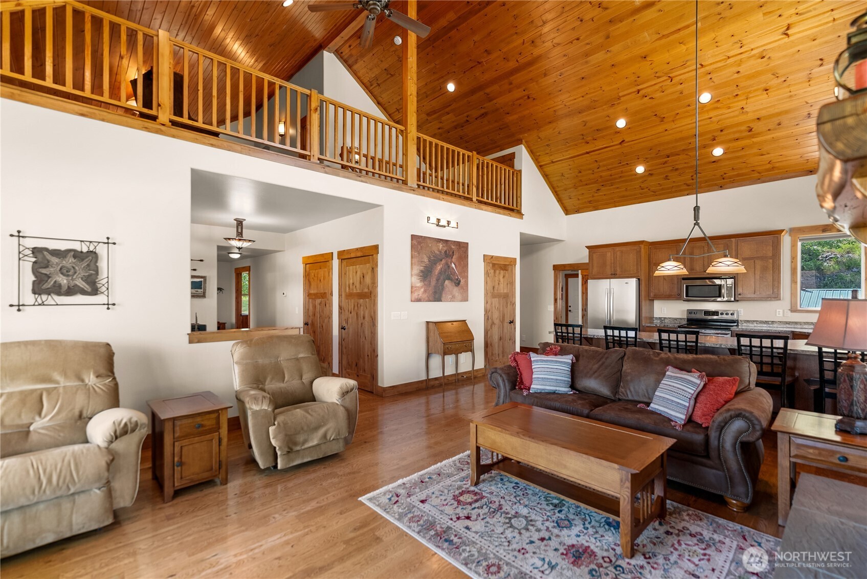 23 George Road Omak, WA 98841 - Photo 13 of 40 a living room with furniture and a large window