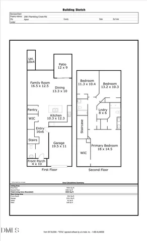 $444,999 | 2561 Rambling Creek Road, Apex, NC 27523