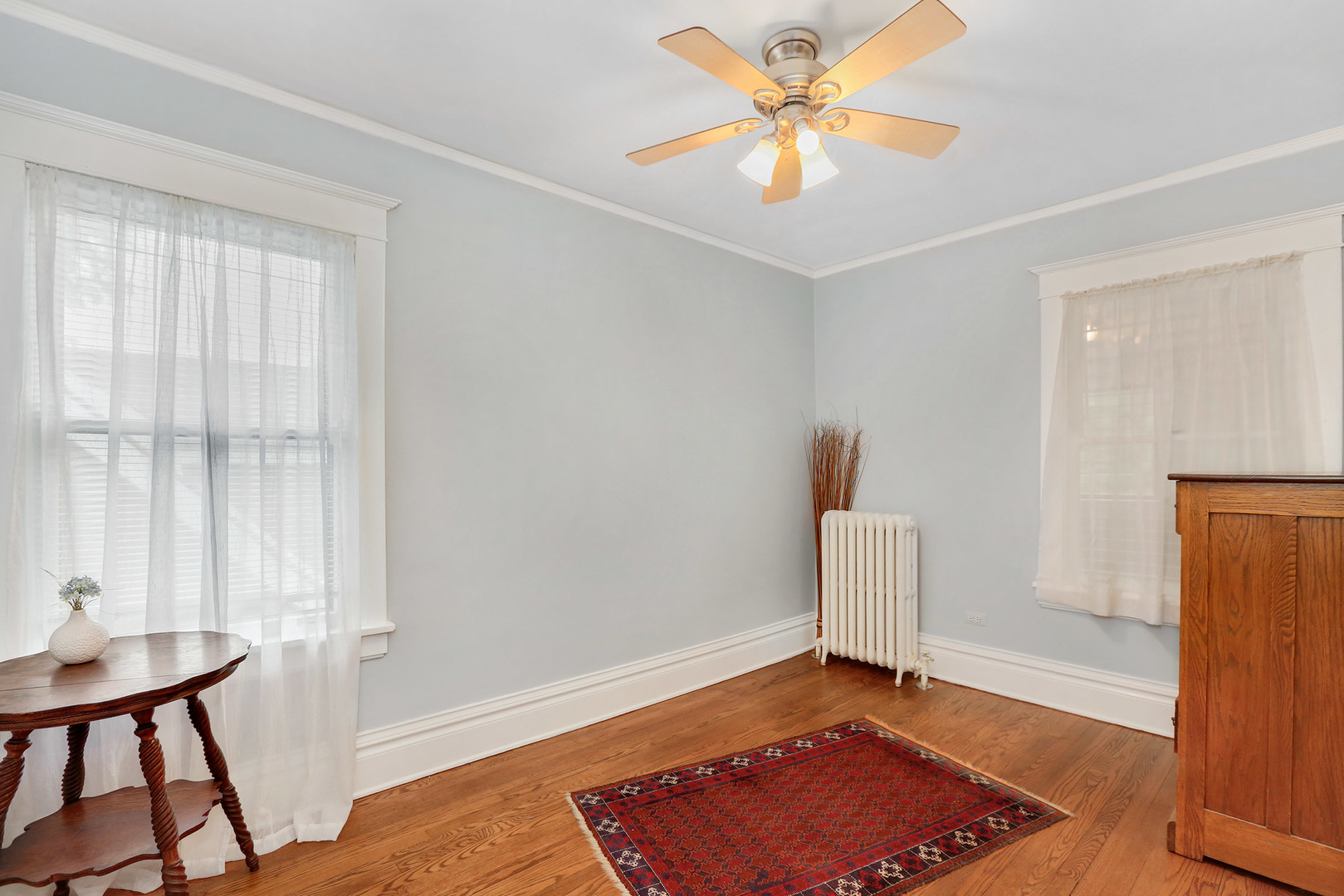 192 Parkview Road Riverside, IL 60546 - Photo 22 of 28 a view of room with window and wooden floor