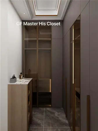 a bathroom with a double vanity sink mirror and double