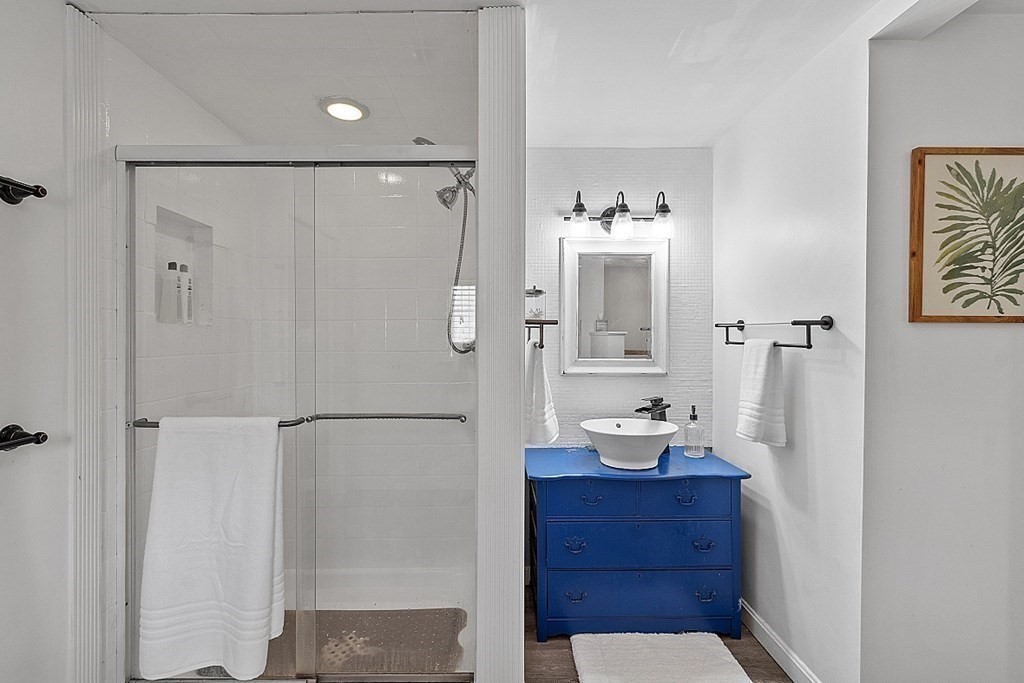 131 Lawrence Road Haverhill, MA 01835 - Photo 30 of 39 a bathroom with a shower and a sink