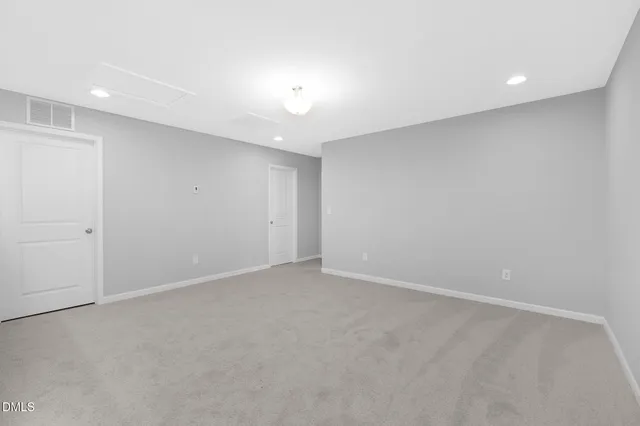 a view of an empty room
