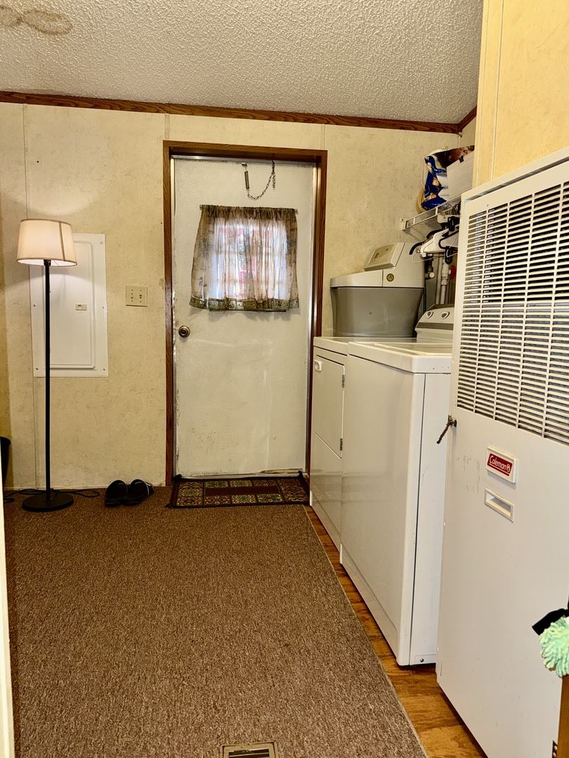 2025 Central Hill Road Grantsburg, IL 62943 - Photo 21 of 31 a utility room with dryer and washer