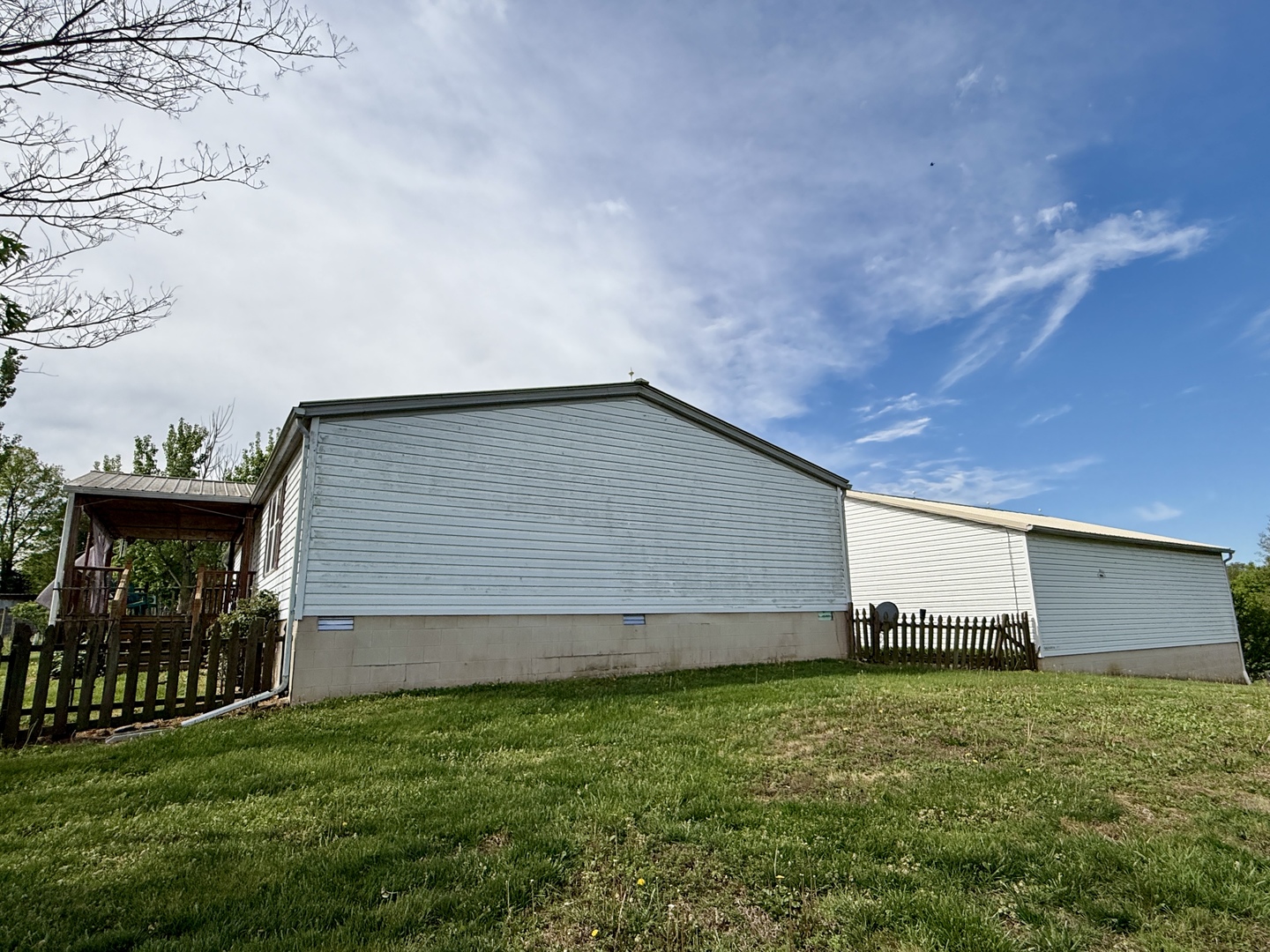 2025 Central Hill Road Grantsburg, IL 62943 - Photo 28 of 31 a backyard of a house with lots of green space
