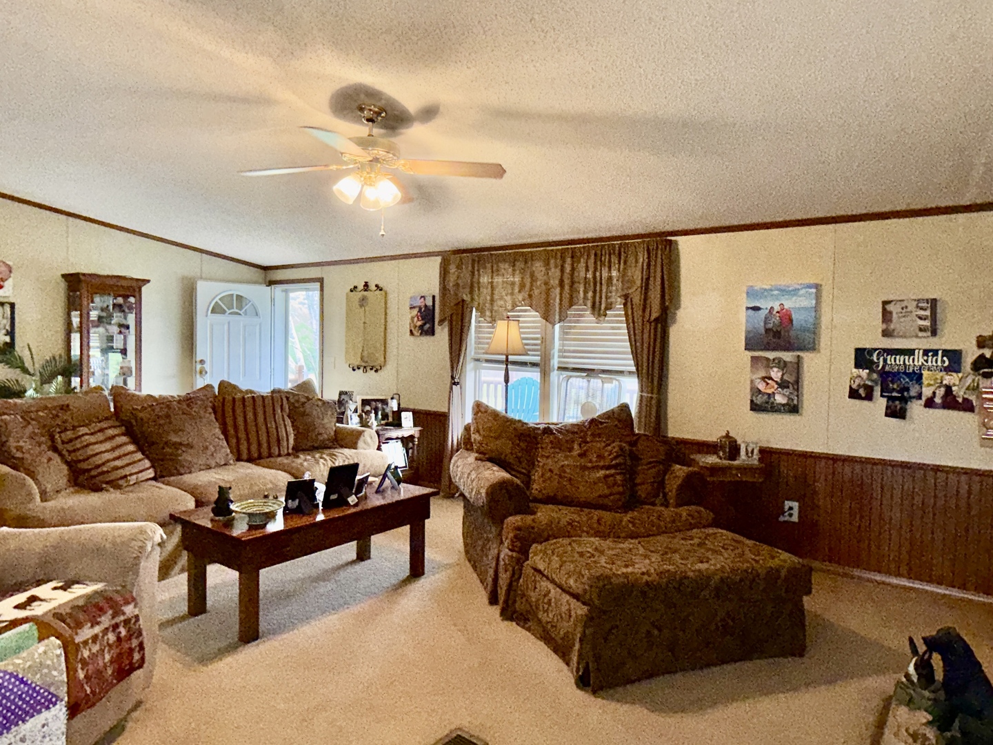 2025 Central Hill Road Grantsburg, IL 62943 - Photo 4 of 31 a living room with furniture and a large window