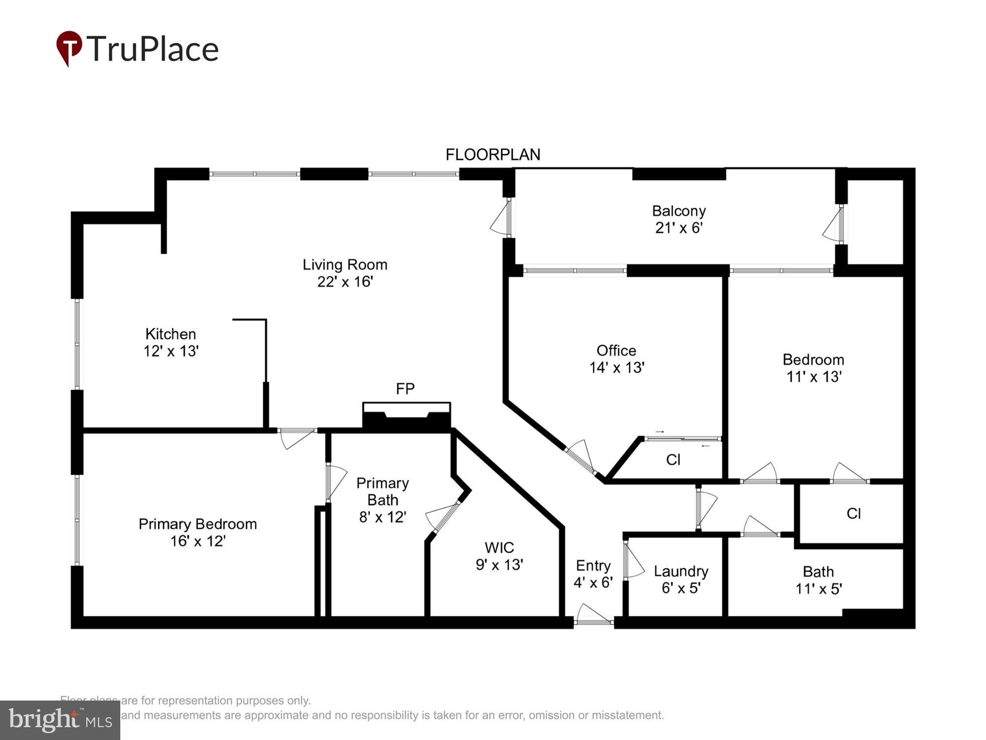 11800 Old Georgetown Road, Unit 1422 North Bethesda, MD 20852 - Photo 38 of 38 Floor Plan