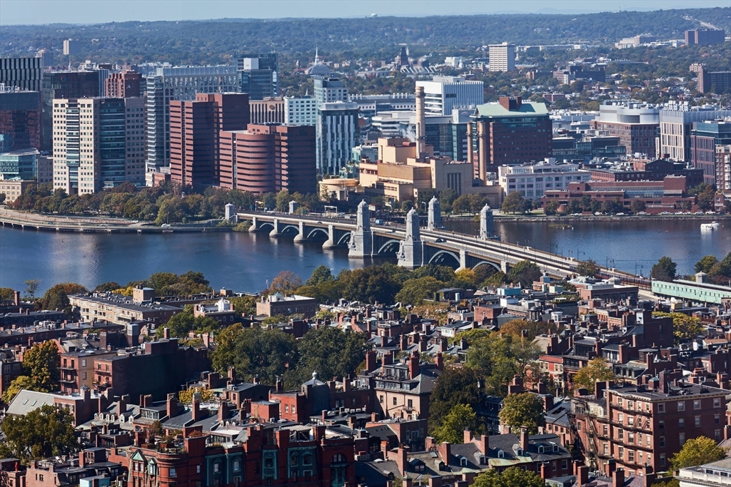 1 Franklin Street, Unit 4110 Boston, MA 02110 - Photo 10 of 22 a city view with water fall and water view