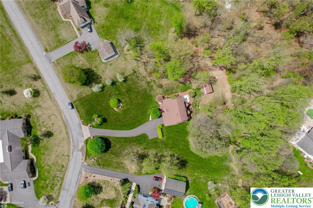 1208 Rone Drive Wind Gap, PA 18091 - Photo 67 of 78 an aerial view of residential house with an outdoor space