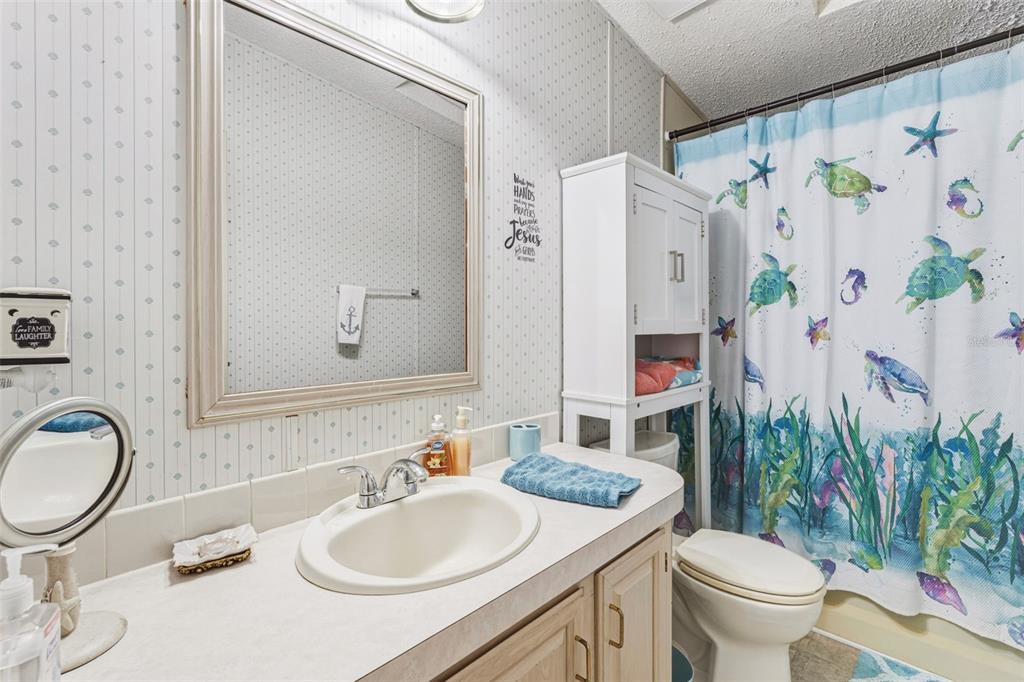 1586 Grapefruit Street Arcadia, FL 34266 - Photo 31 of 40 a bathroom with a sink toilet a mirror and shower