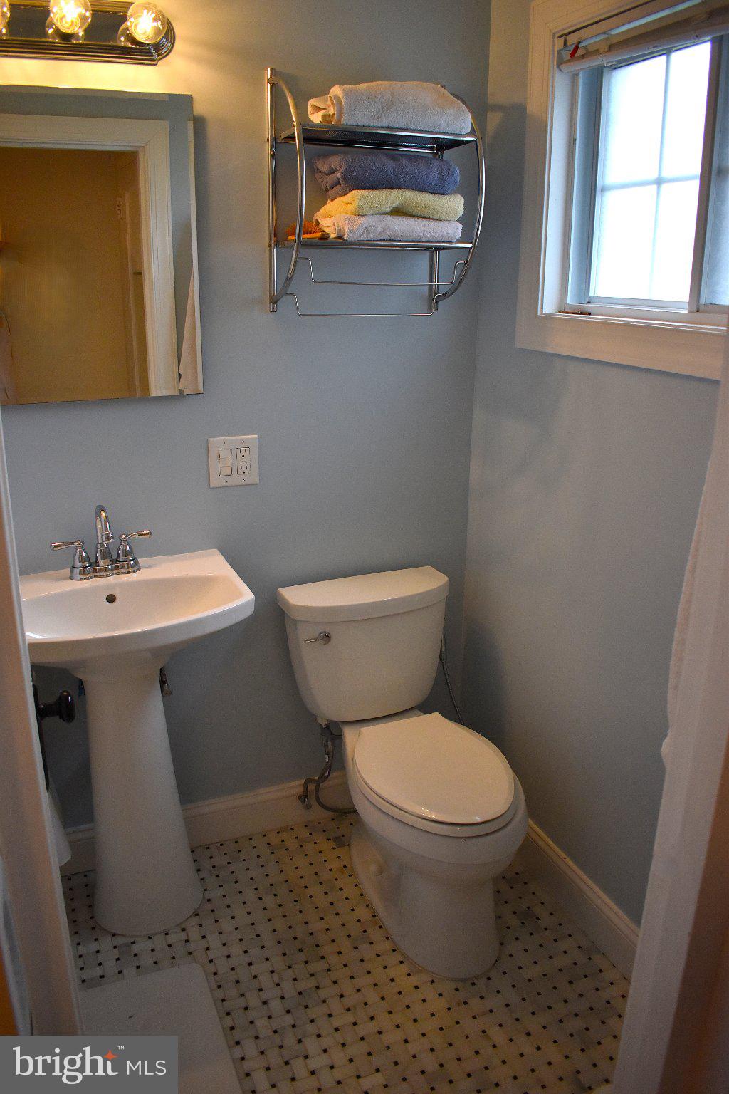 3706 Gunston Road Alexandria, VA 22302 - Photo 14 of 32 Charming, light-filled bathroom retreat.