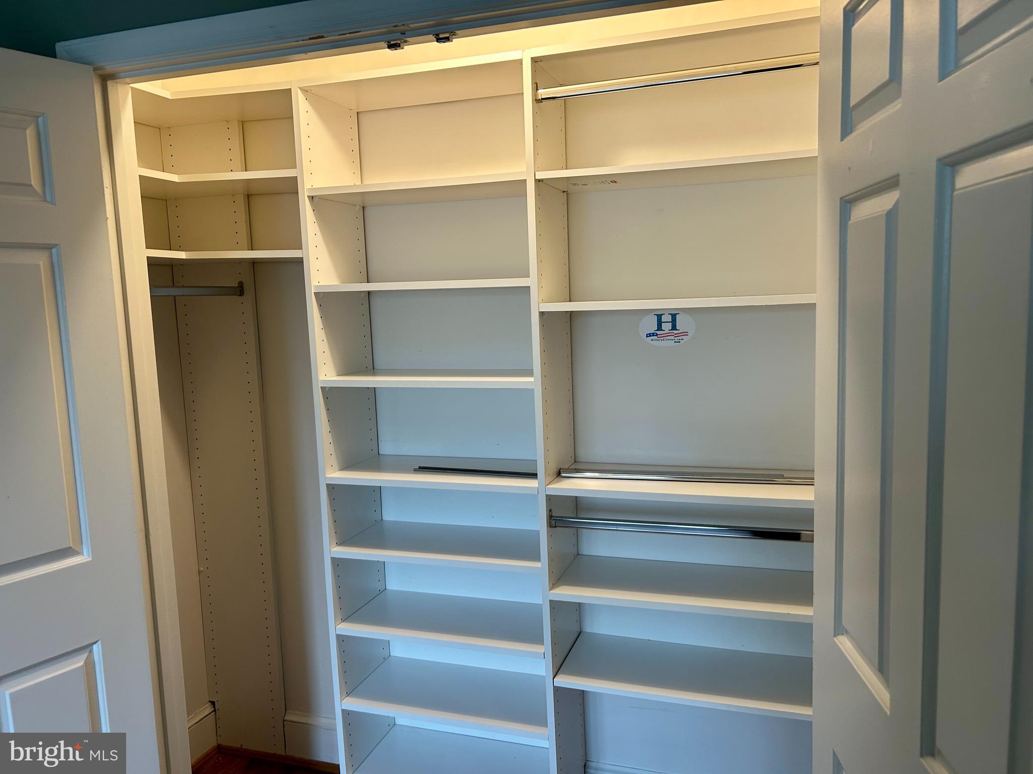 4416 Lingan Road Northwest Washington, DC 20007 - Photo 20 of 59 a view of walk in closet with empty racks