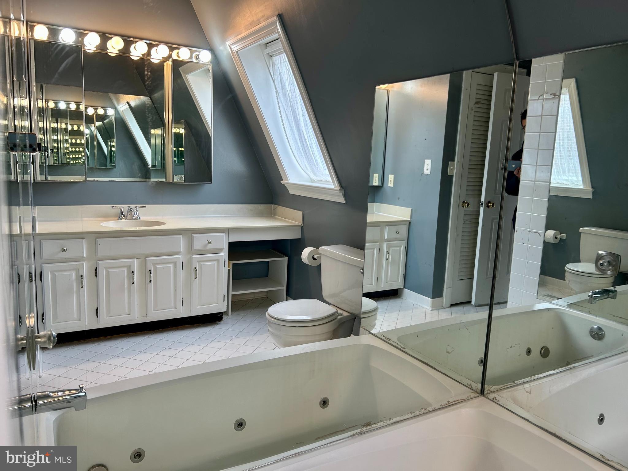 4416 Lingan Road Northwest Washington, DC 20007 - Photo 38 of 59 a bathroom with a sink and a mirror