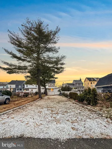 a view of road with trees