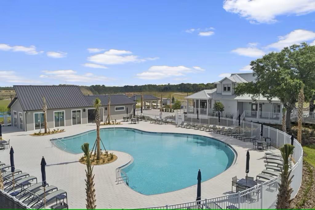 3128 Addison Boulevard St. Cloud, FL 34771 - Photo 35 of 35 a view of a swimming pool with lounge chairs