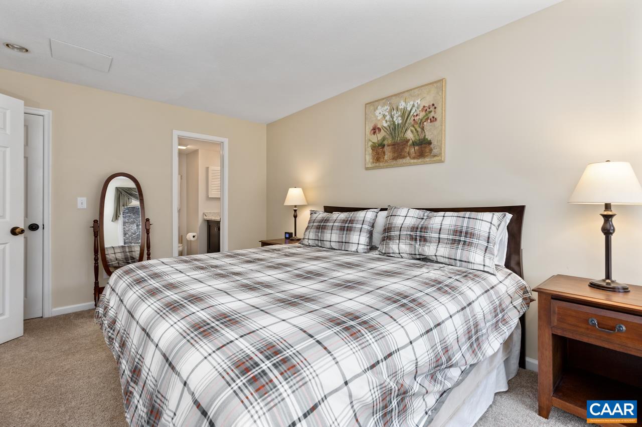 2078 Stone Ridge Roseland, VA 22967 - Photo 17 of 39 a bedroom with a bed and a lamp on table