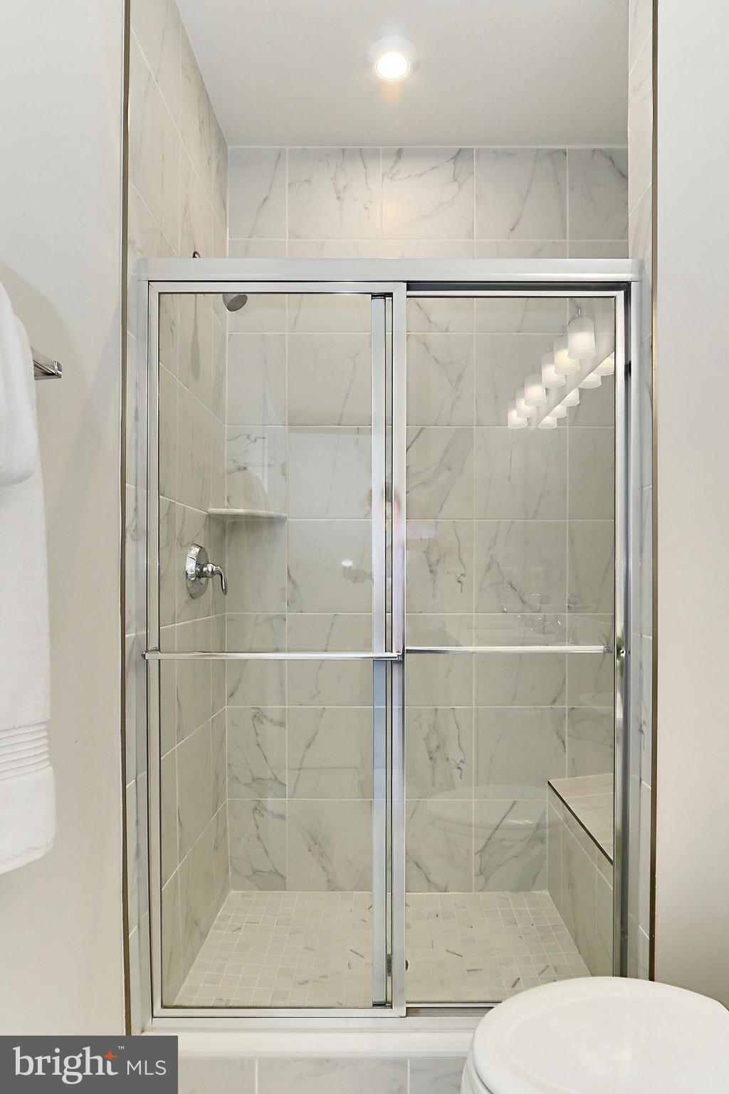 14176 Gypsum Loop Chantilly, VA 20151 - Photo 32 of 43 a bathroom with a shower and toilet