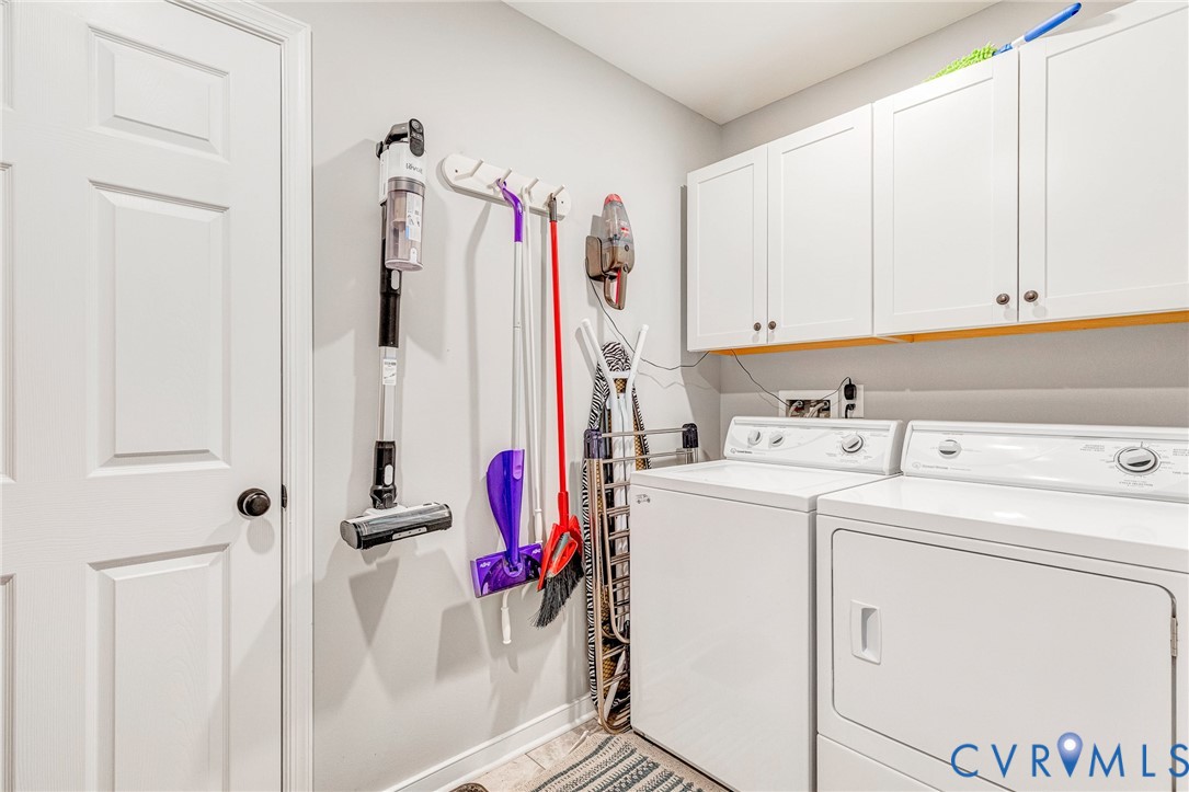 7401 Leaf Fall Way Mechanicsville, VA 23111 - Photo 29 of 48 a view of storage and utility room with washer and dryer
