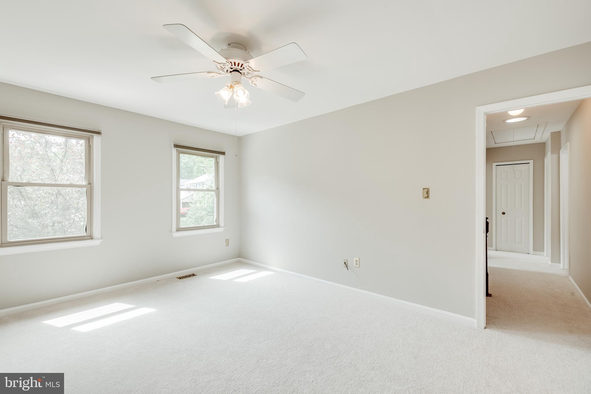 8290 Lindside Way Springfield, VA 22153 - Photo 22 of 43 Primary with ceiling fan