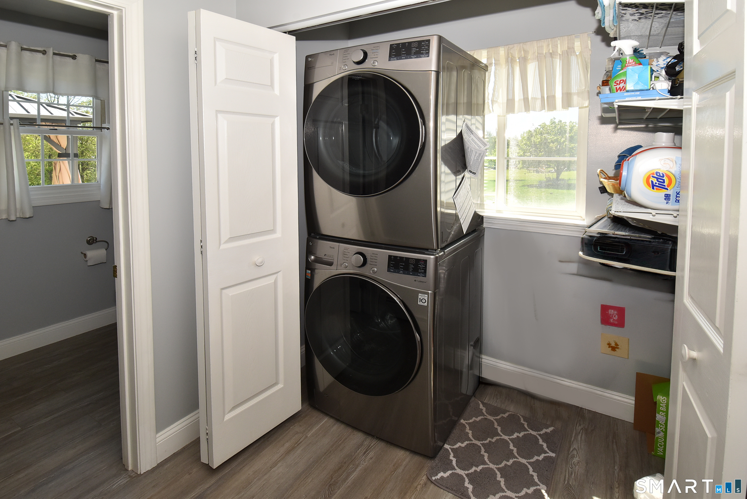 30 Michael Lane Suffield, CT 06078 - Photo 18 of 38 Main level laundry. Photo digitally enhanced.