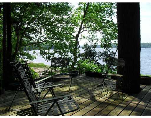 18 Cottage Road Bath, ME 04530 - Photo 4 of 10 Patio/Deck. Deck looking out to the...