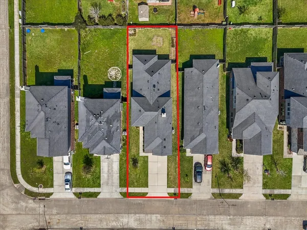 front view of a house with a street