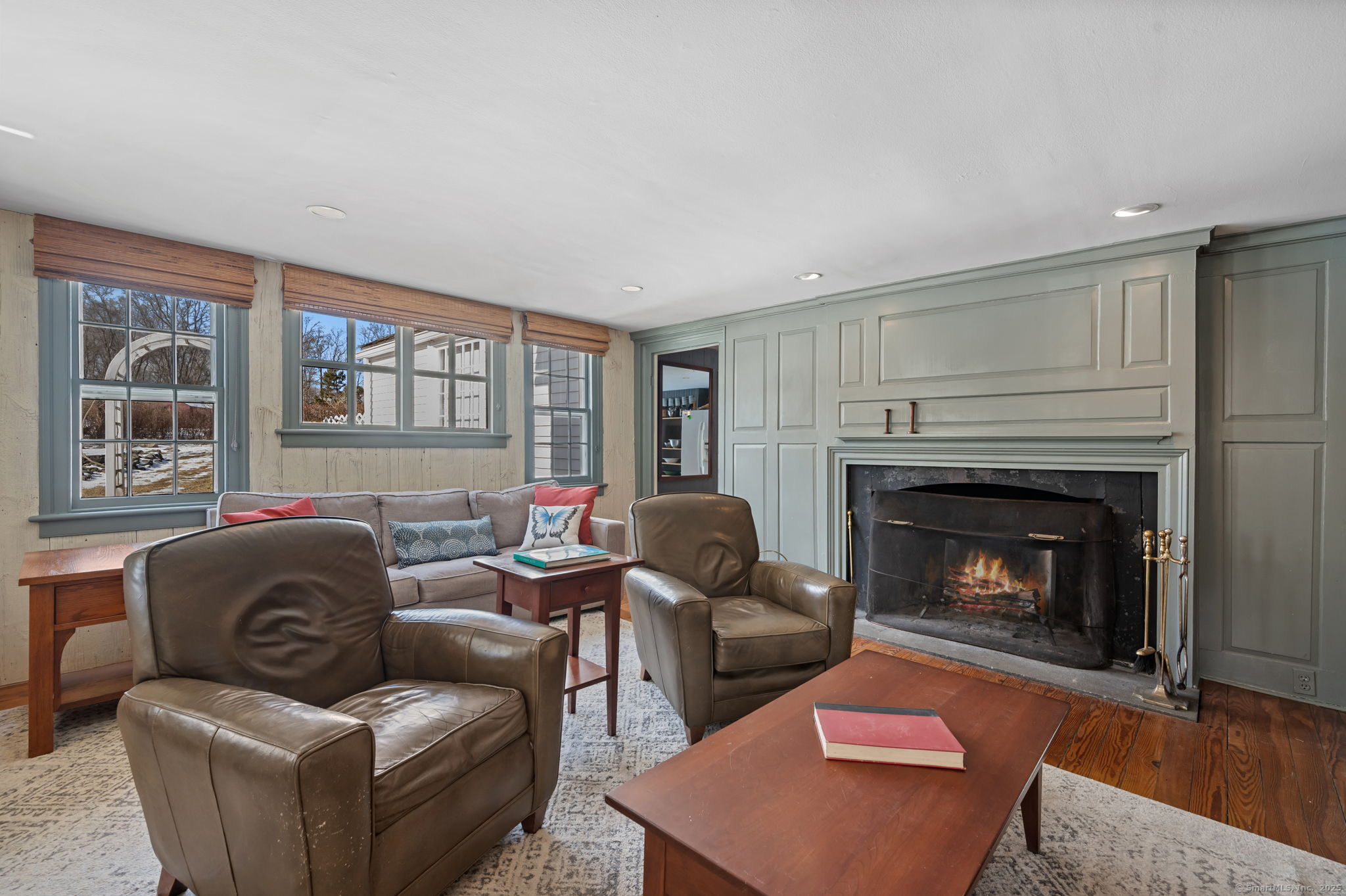 45 Great Pasture Road Redding, CT 06896 - Photo 22 of 39 Family Room Fireplace