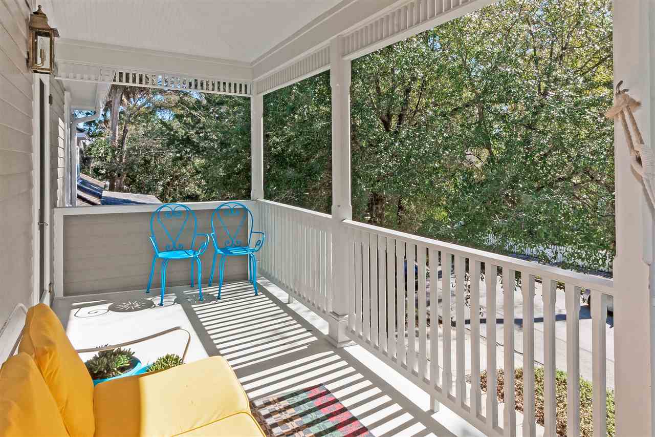 28 Rohde Avenue St. Augustine, FL 32084 - Photo 29 of 48 a balcony view with a outdoor seating space