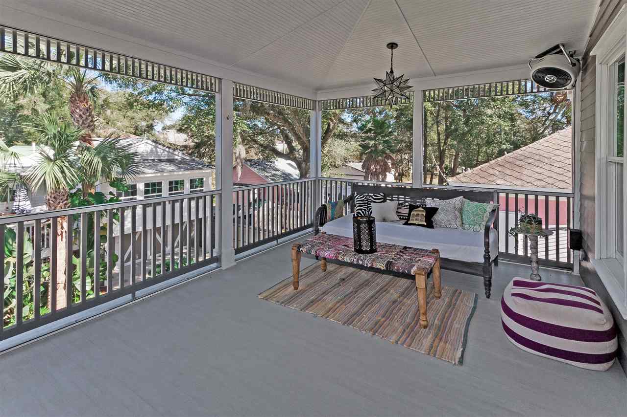 28 Rohde Avenue St. Augustine, FL 32084 - Photo 37 of 48 a garden view with a seating space