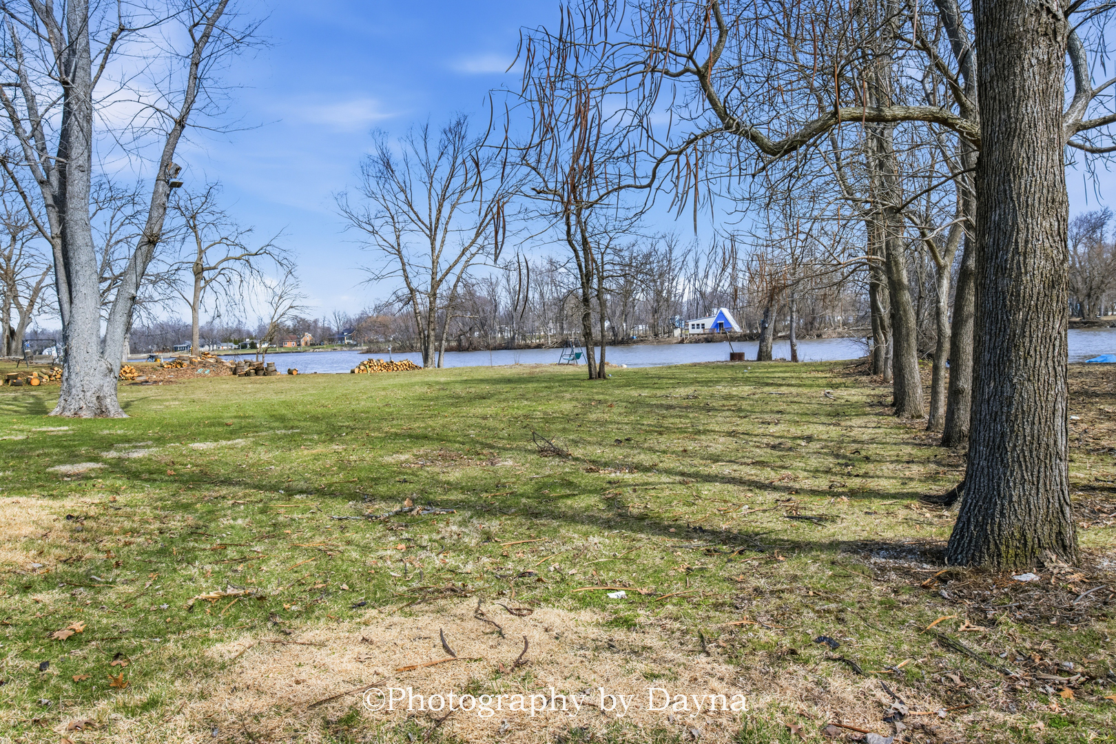2857 River Road Kankakee, IL 60901 - Photo 30 of 35 a large body of water with water fall and trees