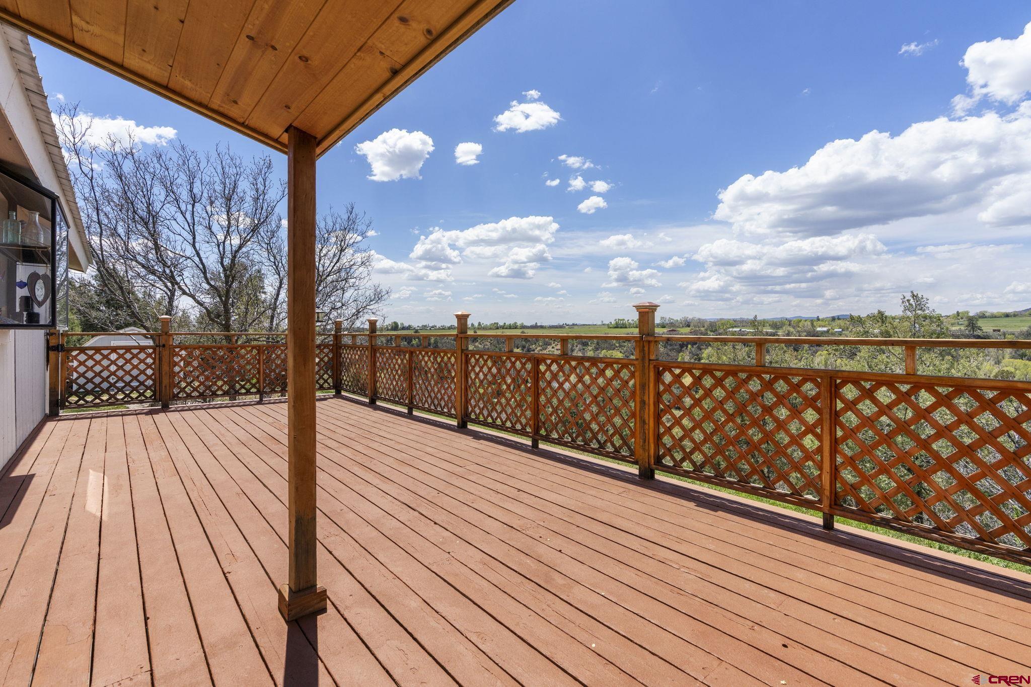 45 Pine Ridge Road Durango, CO 81301 - Photo 28 of 44 a view of balcony with wooden floor