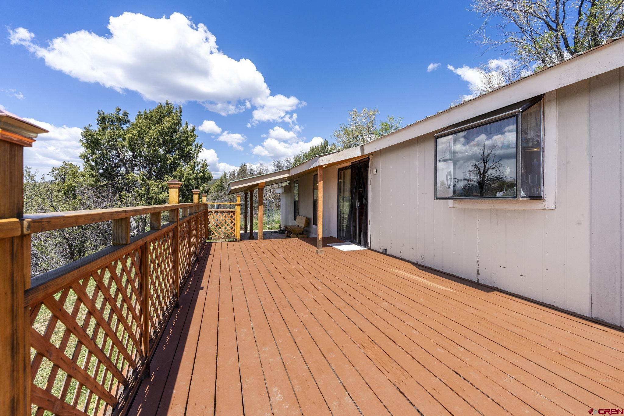 45 Pine Ridge Road Durango, CO 81301 - Photo 29 of 44 a view of balcony with wooden floor