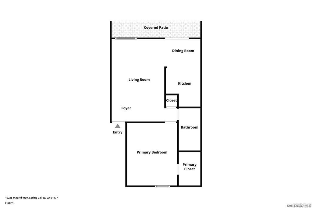 10235 Madrid Way, Unit 114 Spring Valley, CA 91977 - Photo 26 of 26 a picture of a wall with a white wall and a picture