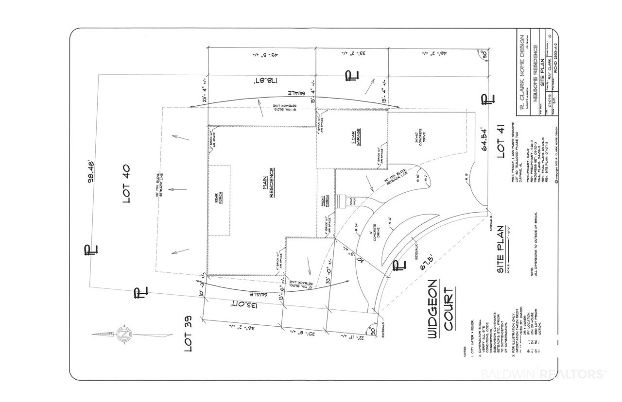 0 Widgeon Court Daphne, AL 36526 - Photo 8 of 8 Site Plan