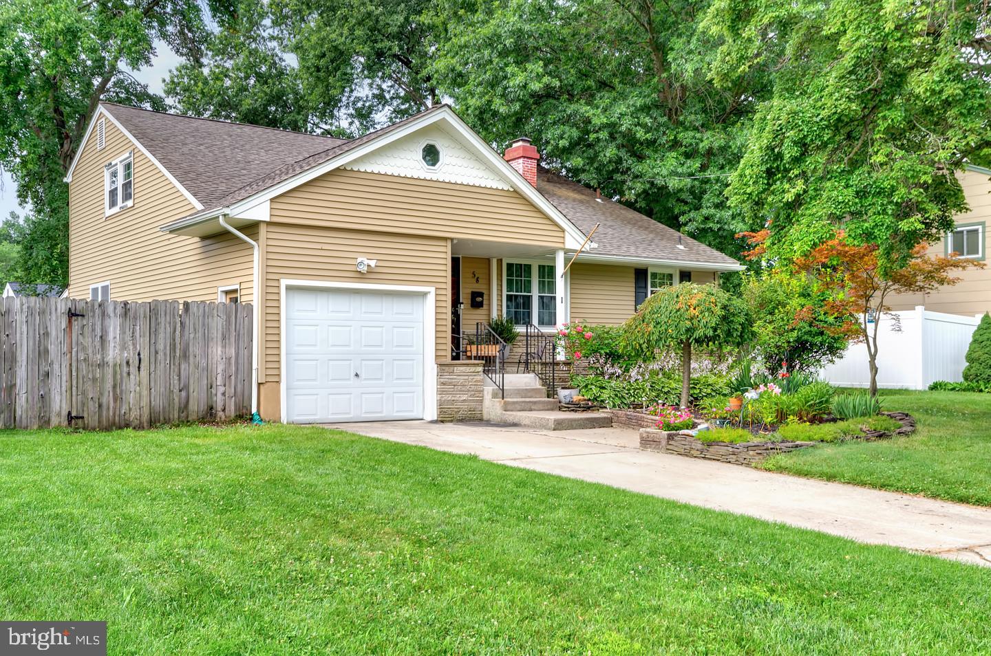 58 Blanchard Road Marlton, NJ 08053 - Photo 1 of 34 Front lawn with professional landscaping.