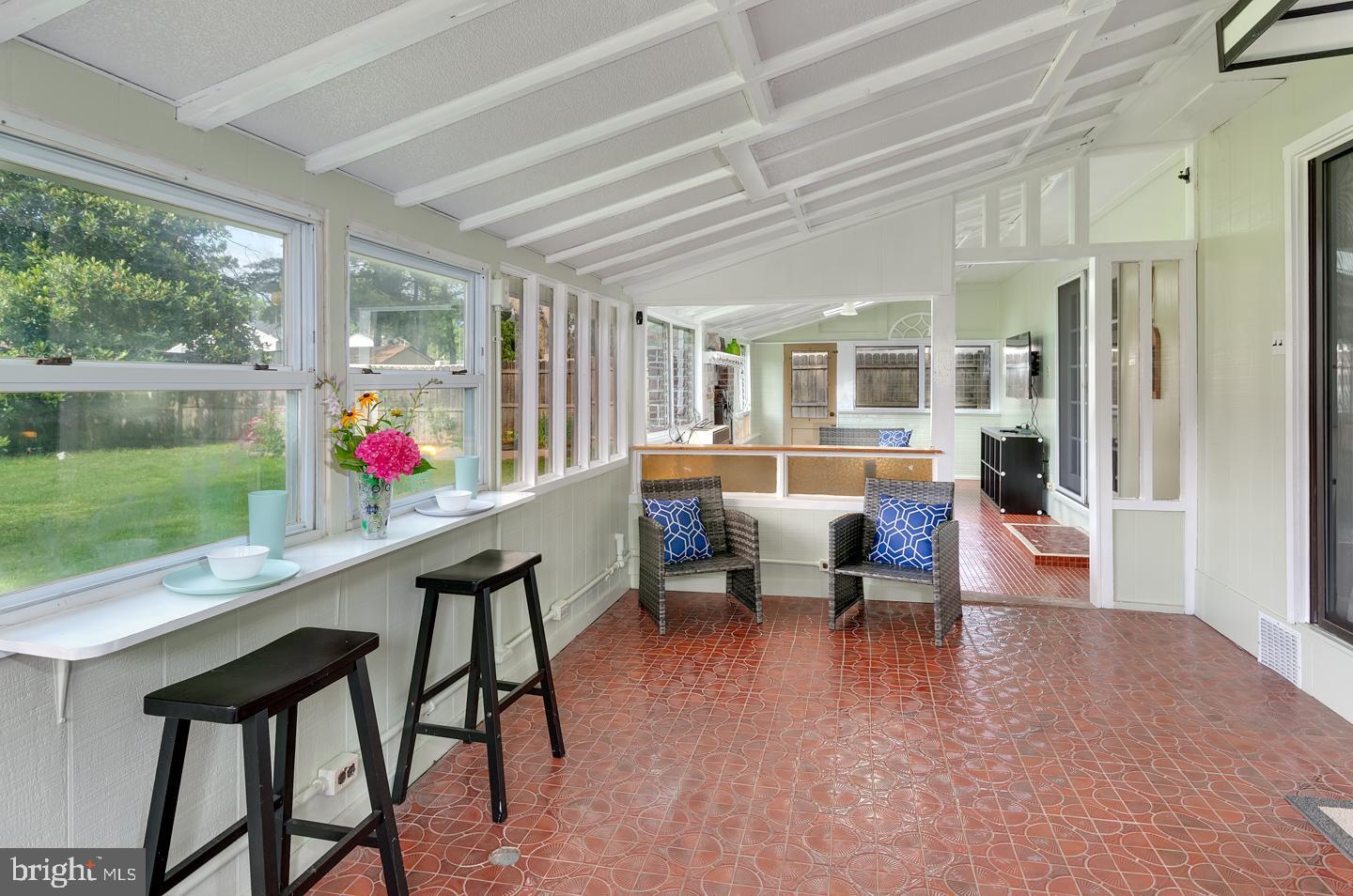 58 Blanchard Road Marlton, NJ 08053 - Photo 15 of 34 Sunroom runs the length of the house.