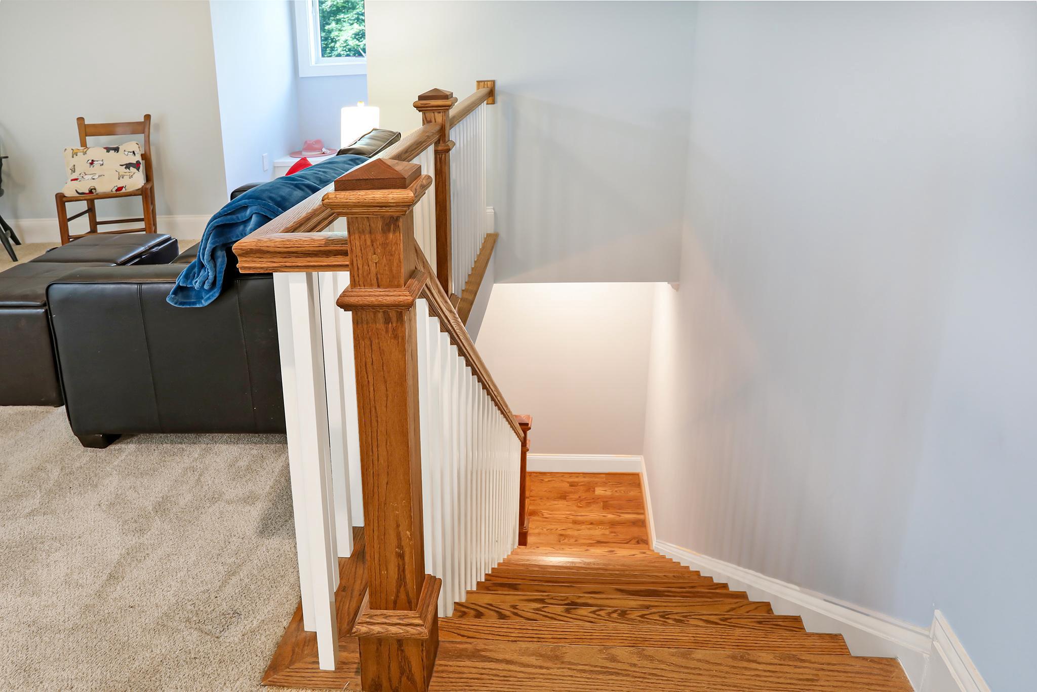 3411 Fenny Hill Road Delaplane, VA 20144 - Photo 40 of 75 2nd floor sitting area- oak hardwood stairway