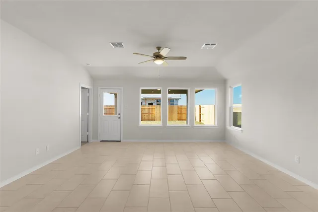 a view of empty room